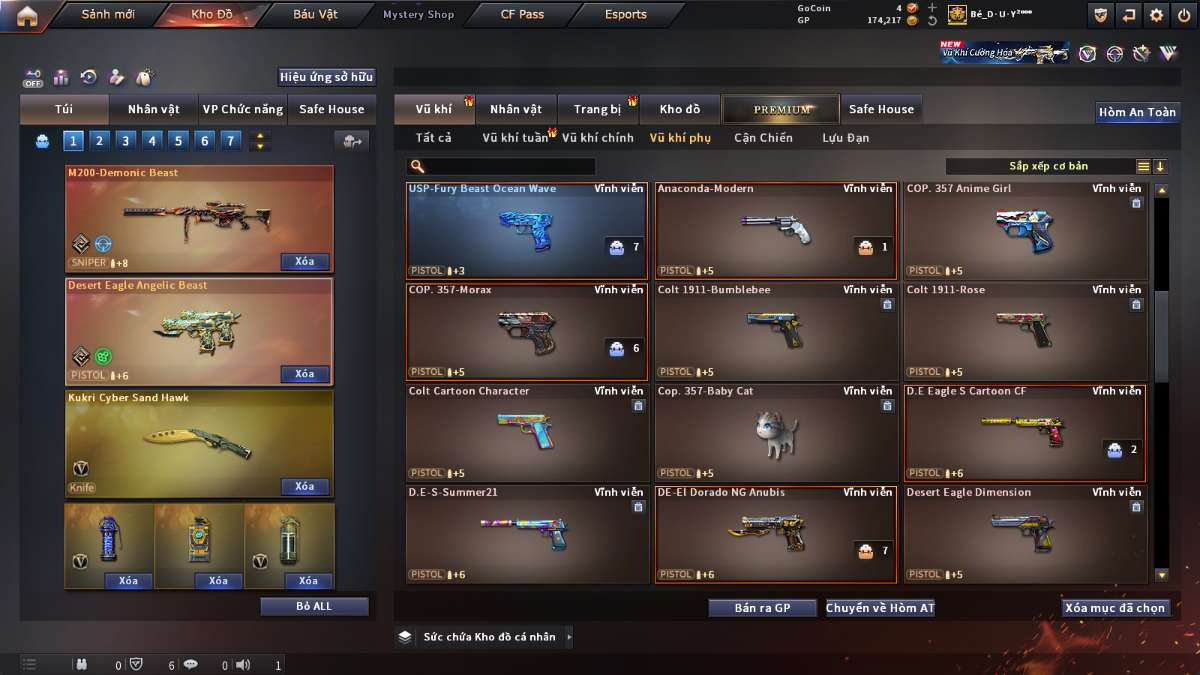 shop acc cf uy tin gia re